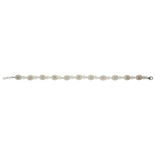 14K Pink Gold Plated Sterling Silver Hawaiian Pineapple Bracelet