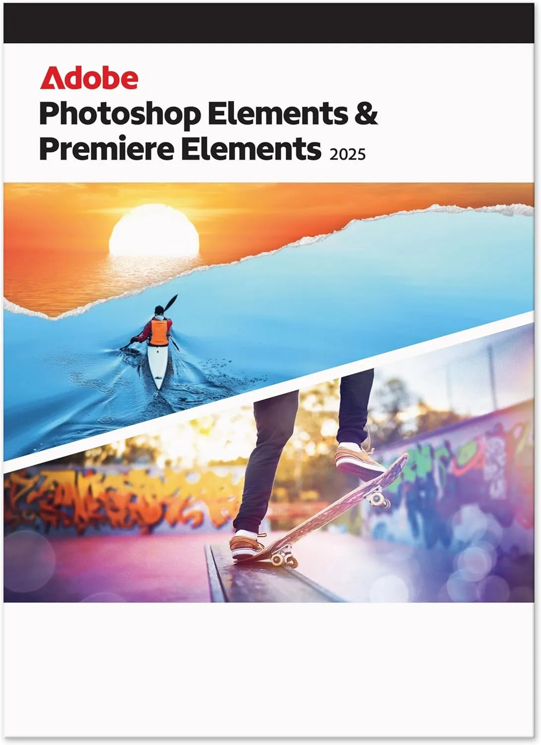 Adobe Photoshop Elements & Premier Elements 2025 | Photo & Video Editing | 3-Year Term License | PC/MAC Code | Activation Required