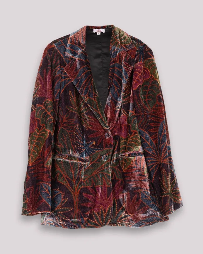 Adriana Women's Velvet Blazer