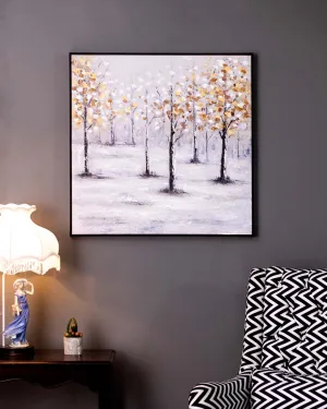 Anes of Autumn Semi Hand-made Wall Art - 32*32 Inch