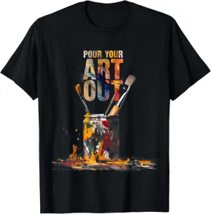 Artist Art Make Art Painter Teacher Artsy Gift T-Shirt