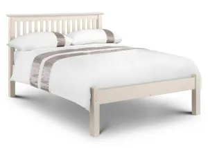 Barcelona Off White Low Foot End Bed