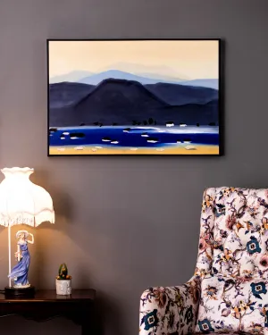 Beautiful Evening Semi Hand-made Wall Art - 36*24  Inch