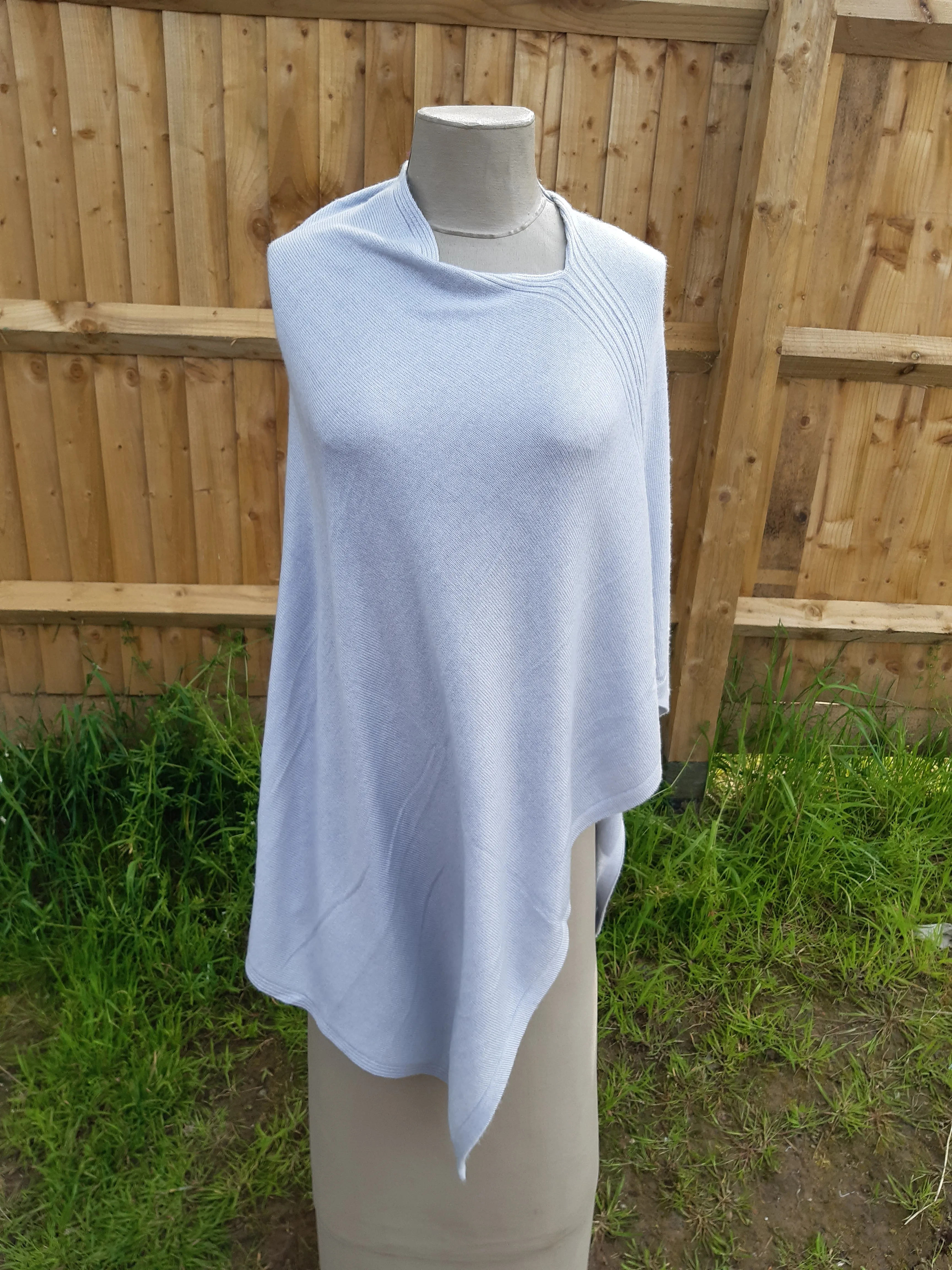 BRIANA - Softer than cashmere 'Feel' Wool Blend Poncho Handmade in Nepal