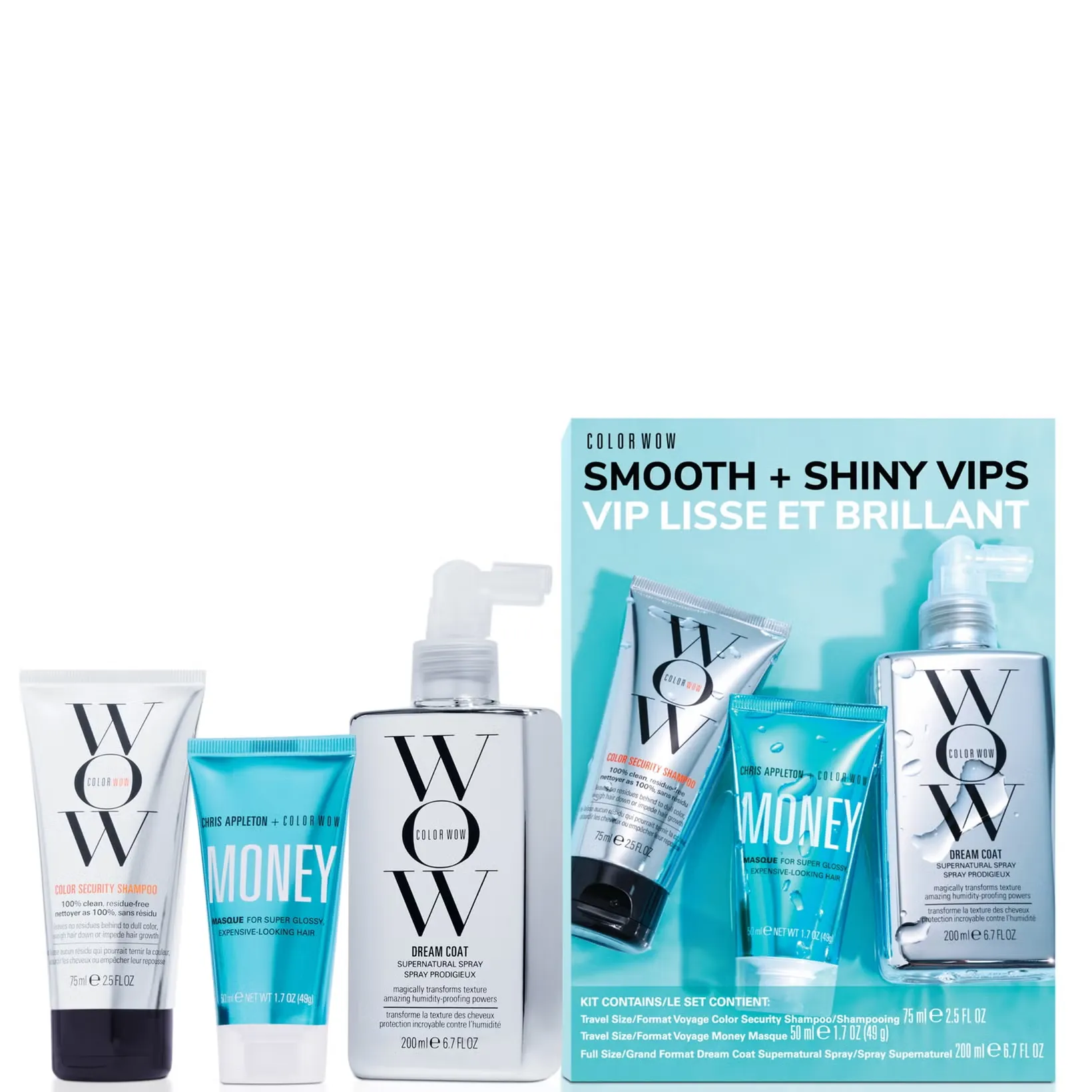 Color Wow Smooth and Shiny VIPs Set