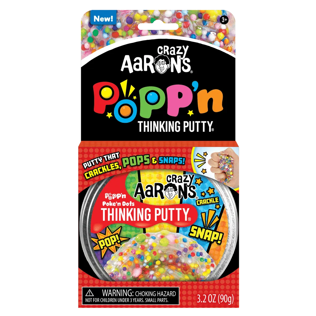 Crazy Aaron's Popp'n Poke'n Dots Thinking Putty