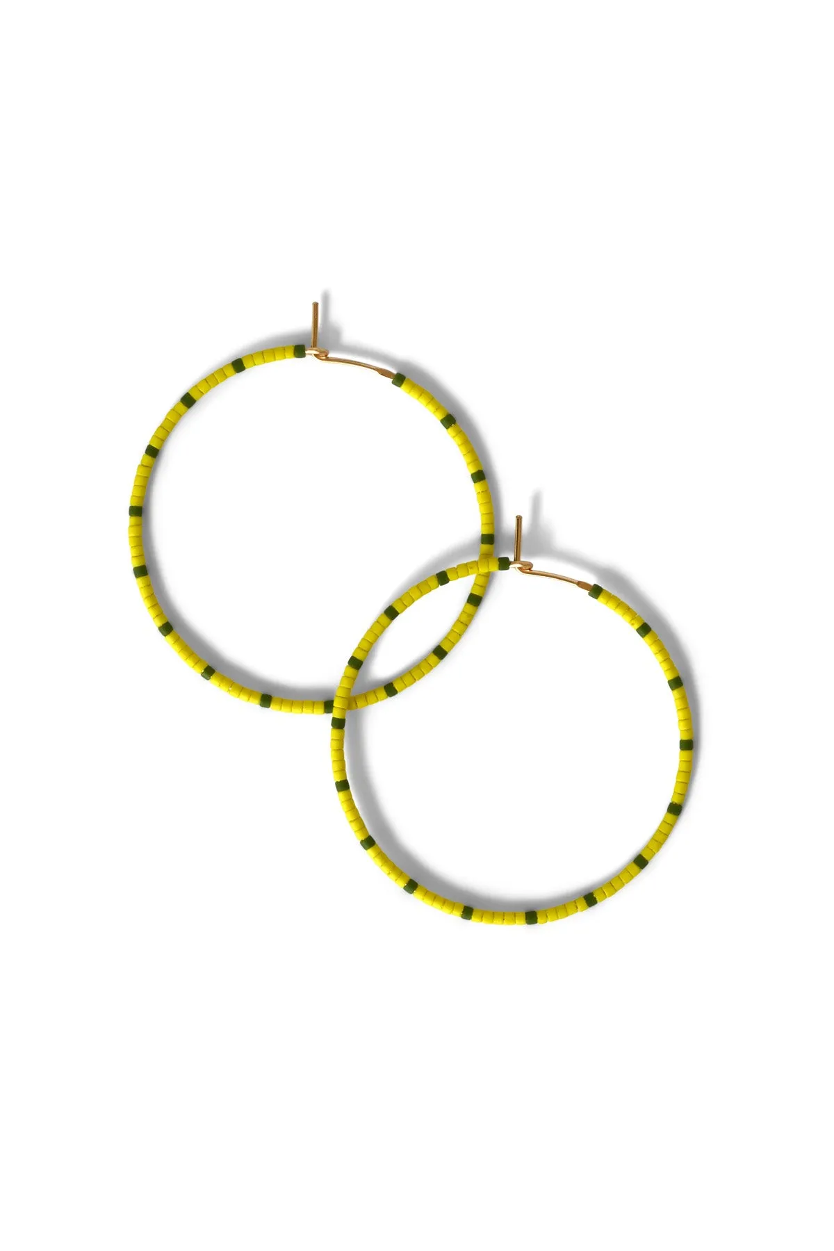 Dipsea Earrings, Pollen/Olive - Large