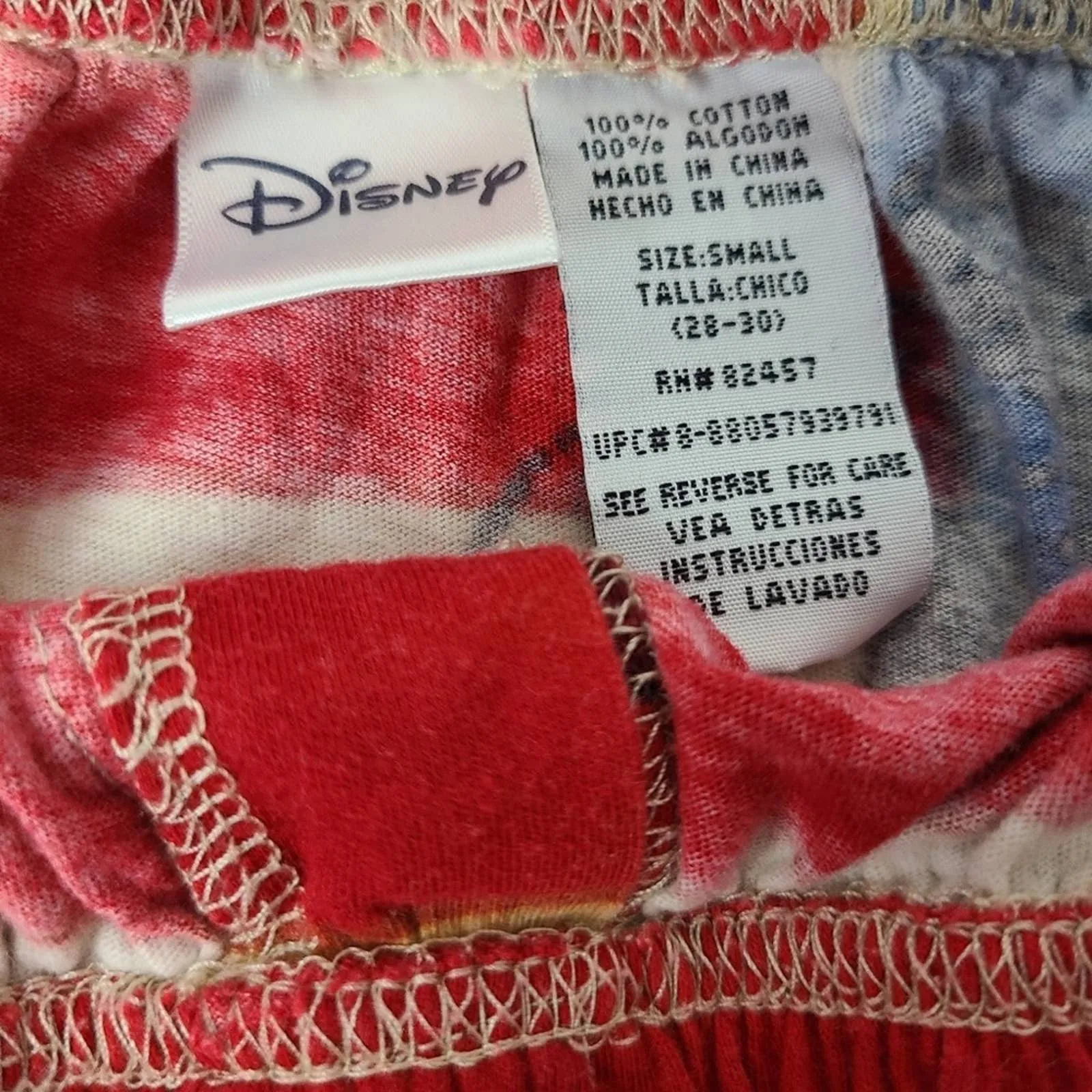 Disney Flag & Motorcycle Mickey Shorts
