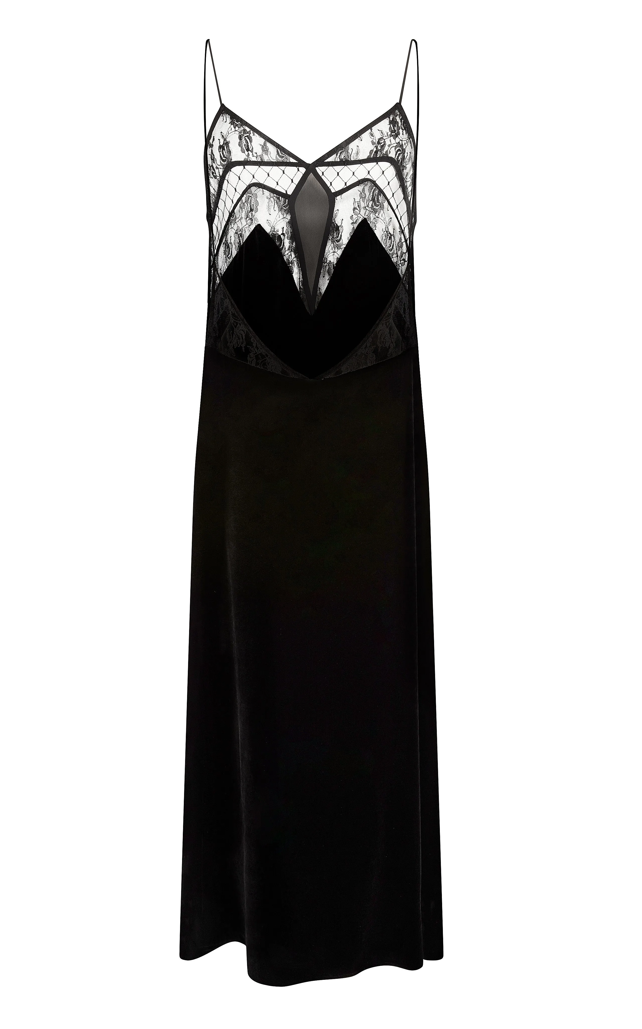 FRANCINE VELVET SLIP DRESS {BLACK}