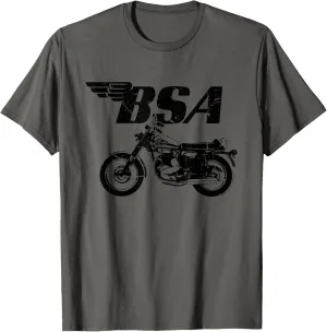 Logo Distressed Thunderbolt Motorcycle Father's Day T-Shirt