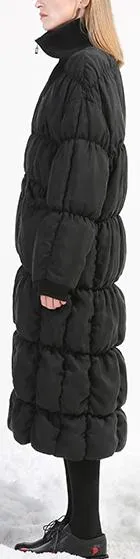 Long Black Puffer Coat