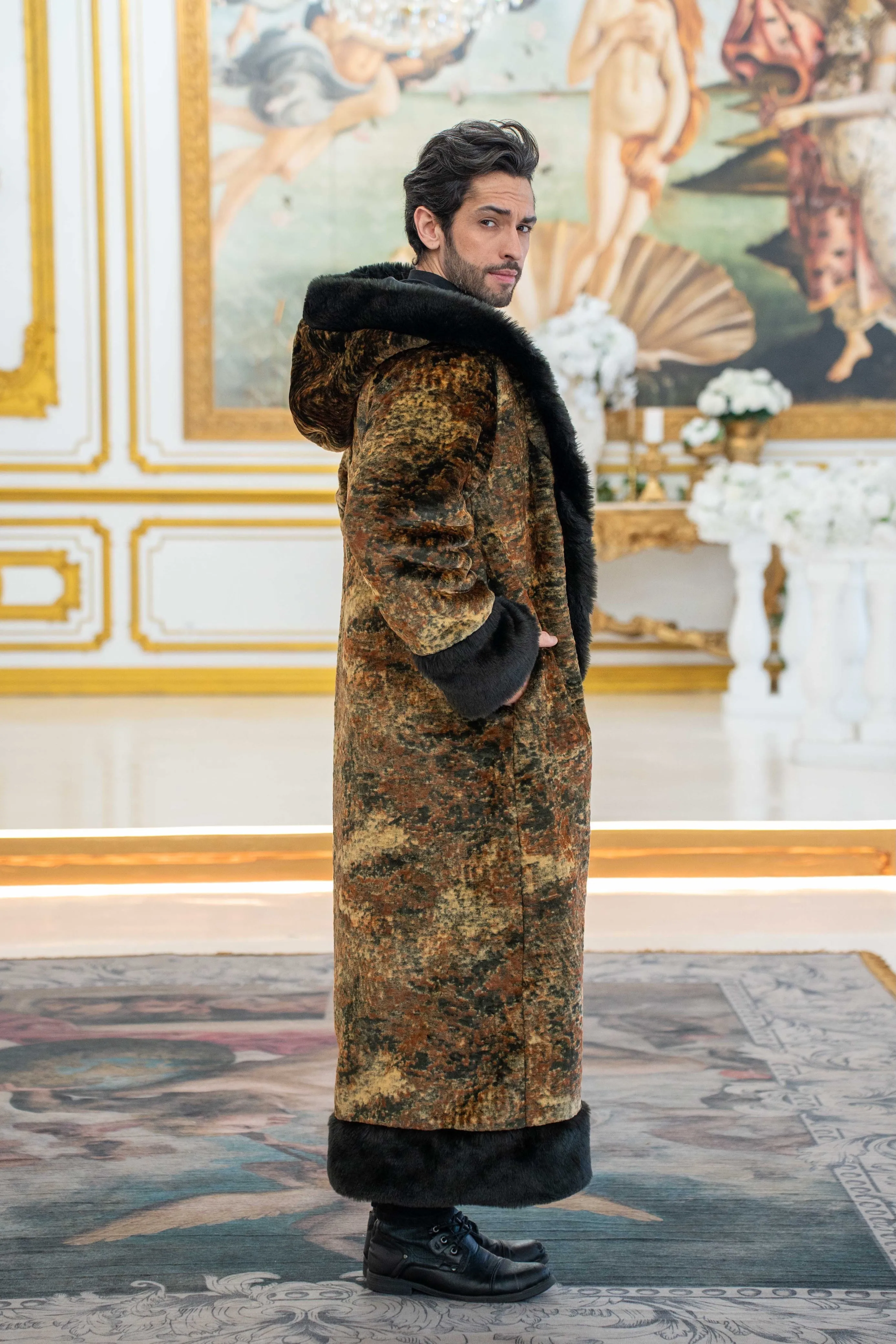 Men's Emperor Coat in "Imperial Sunset" STOCK