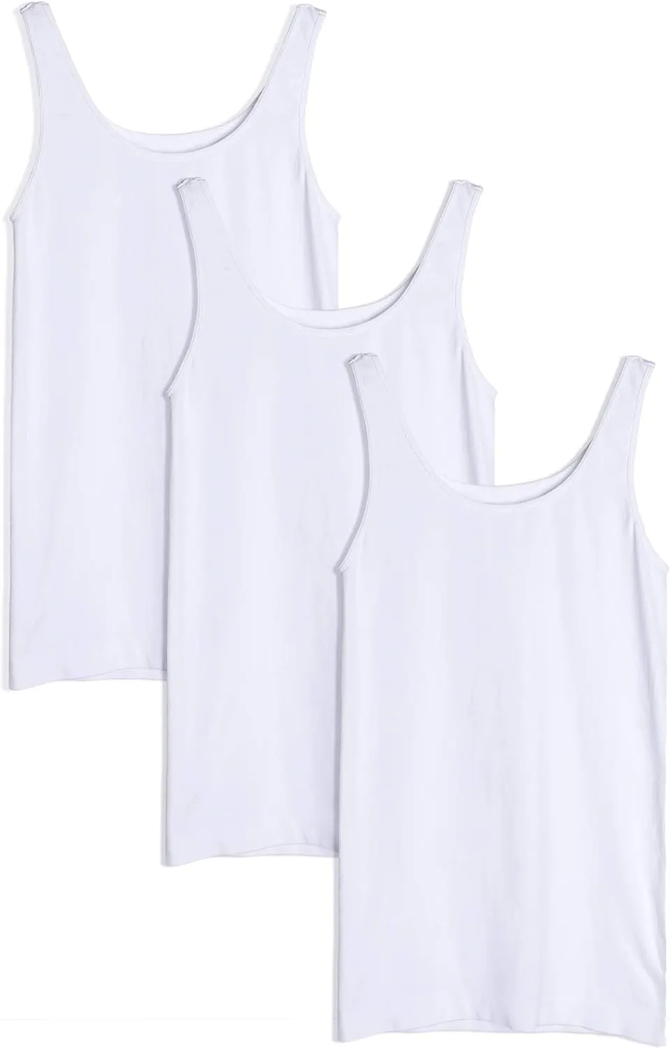 NIKIBIKI Women Seamless Premium Classic Tank Top, Made in U.S.A, One Size