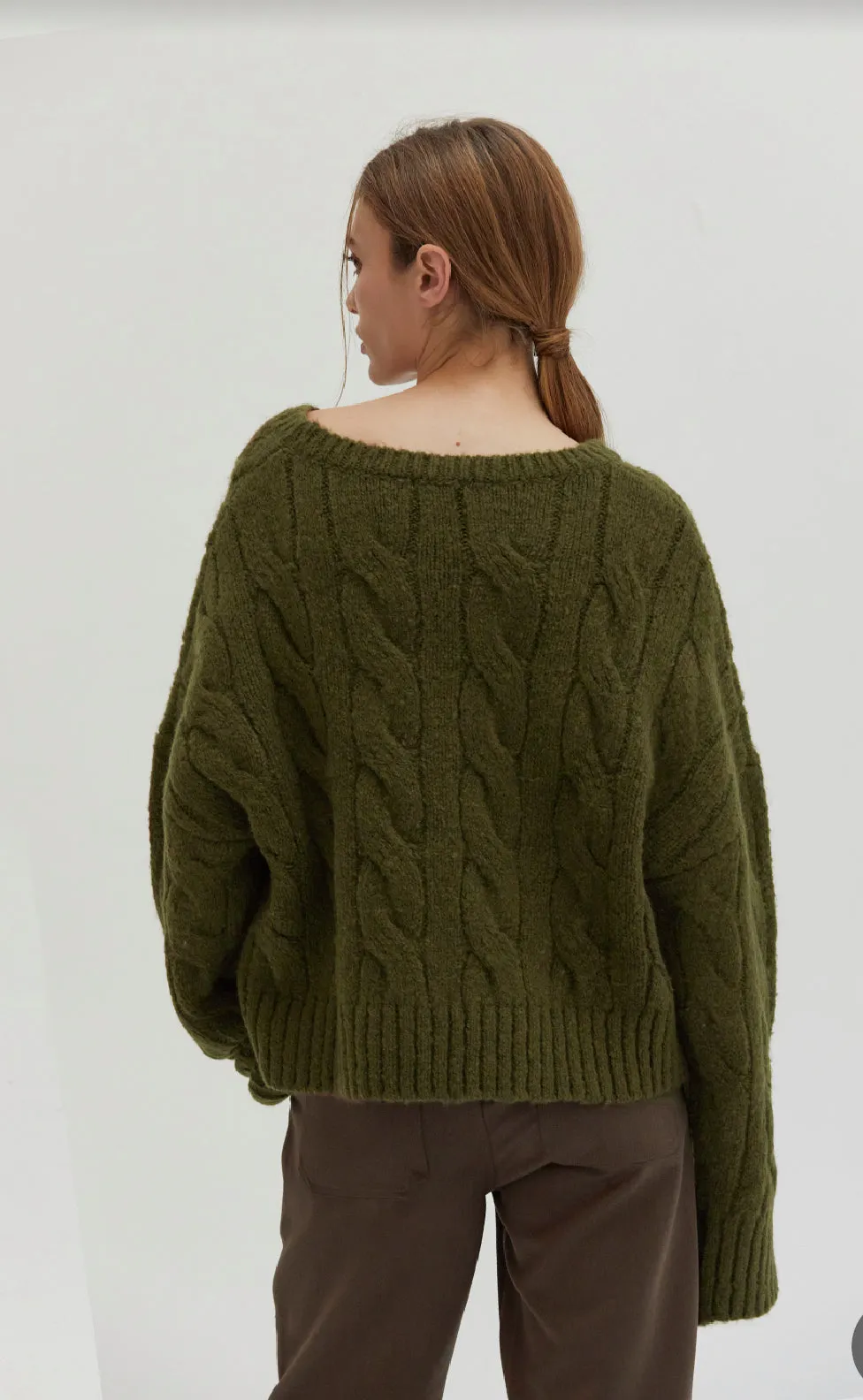 Olive Green Sweater