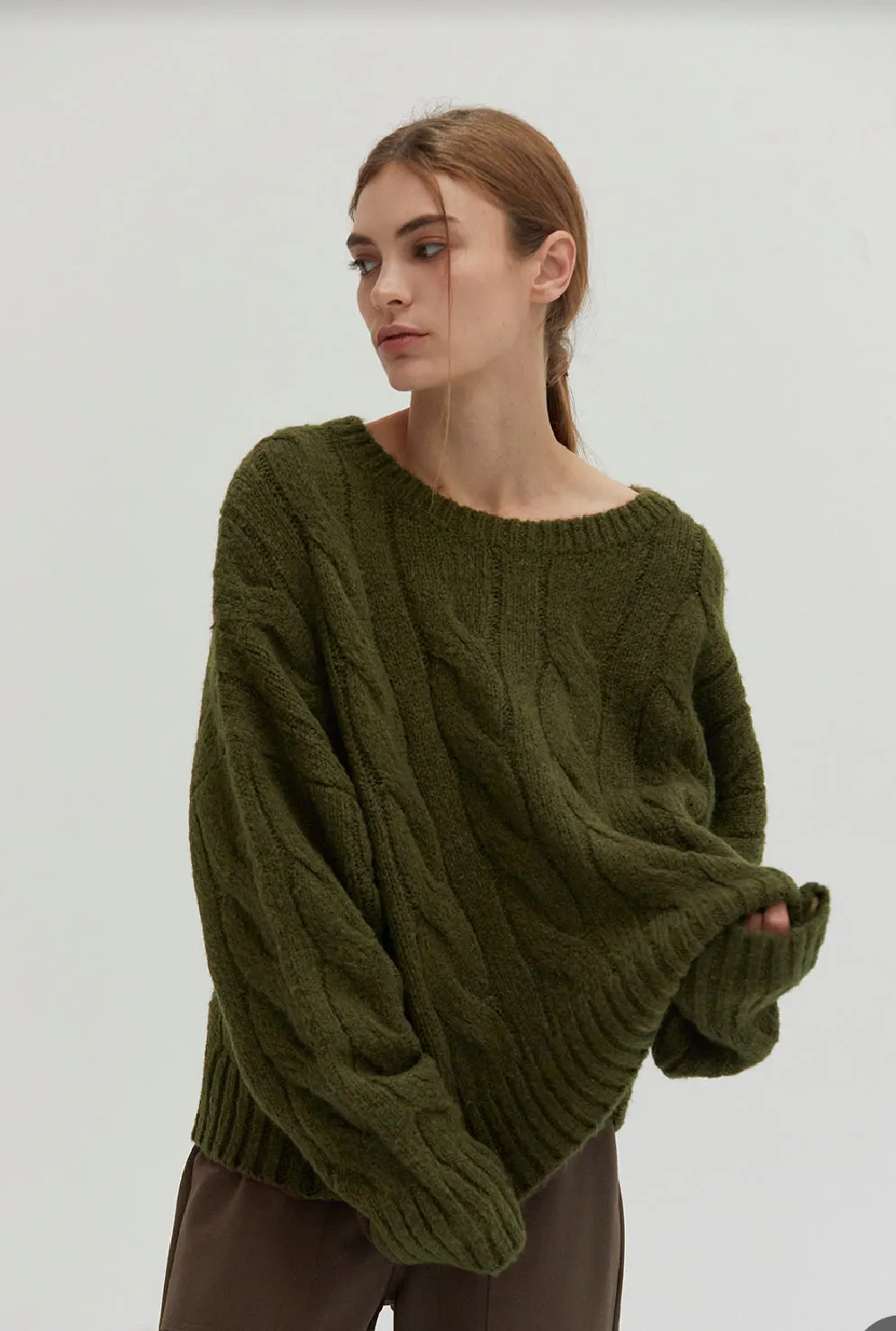 Olive Green Sweater