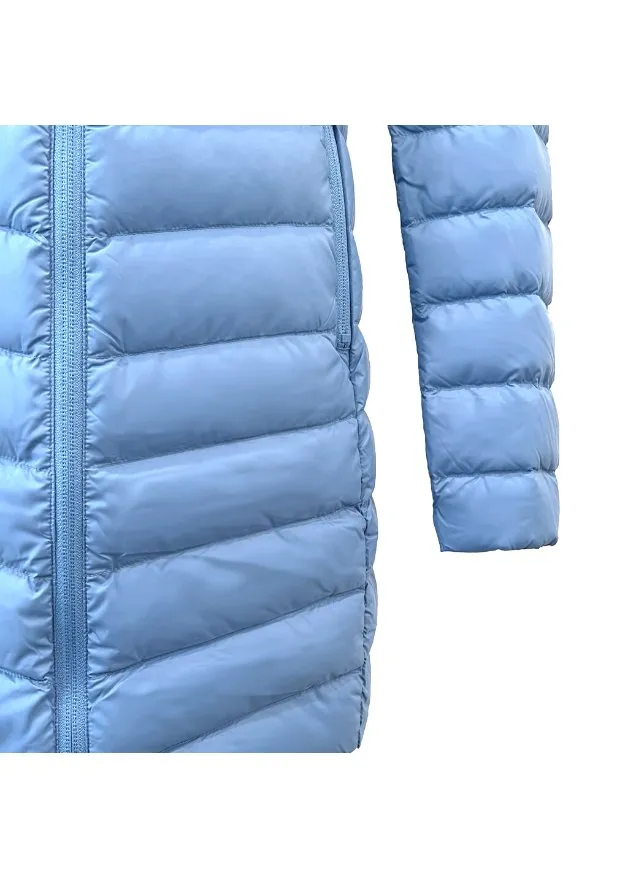 Periwinkle Duck Down Puffer Coat