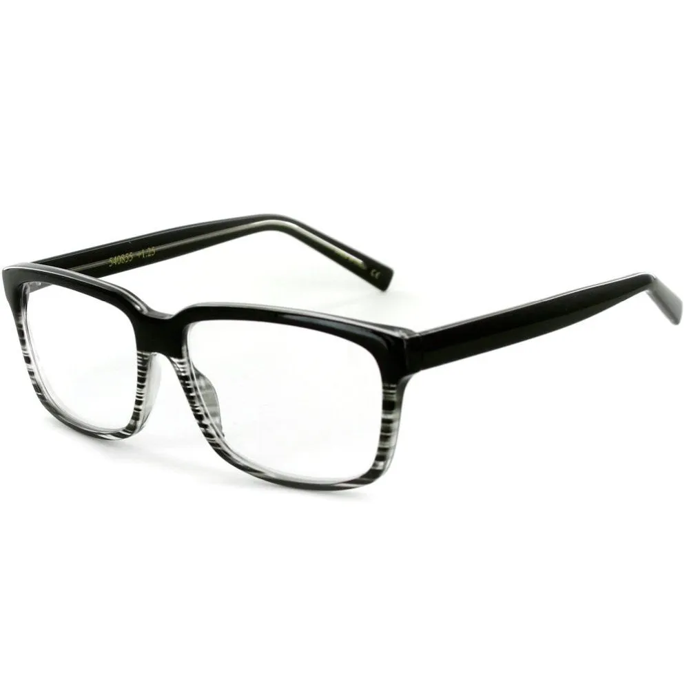 "Islander RX06" Wayfarer Reading Glasses in RX-Able Frames for Men and Women