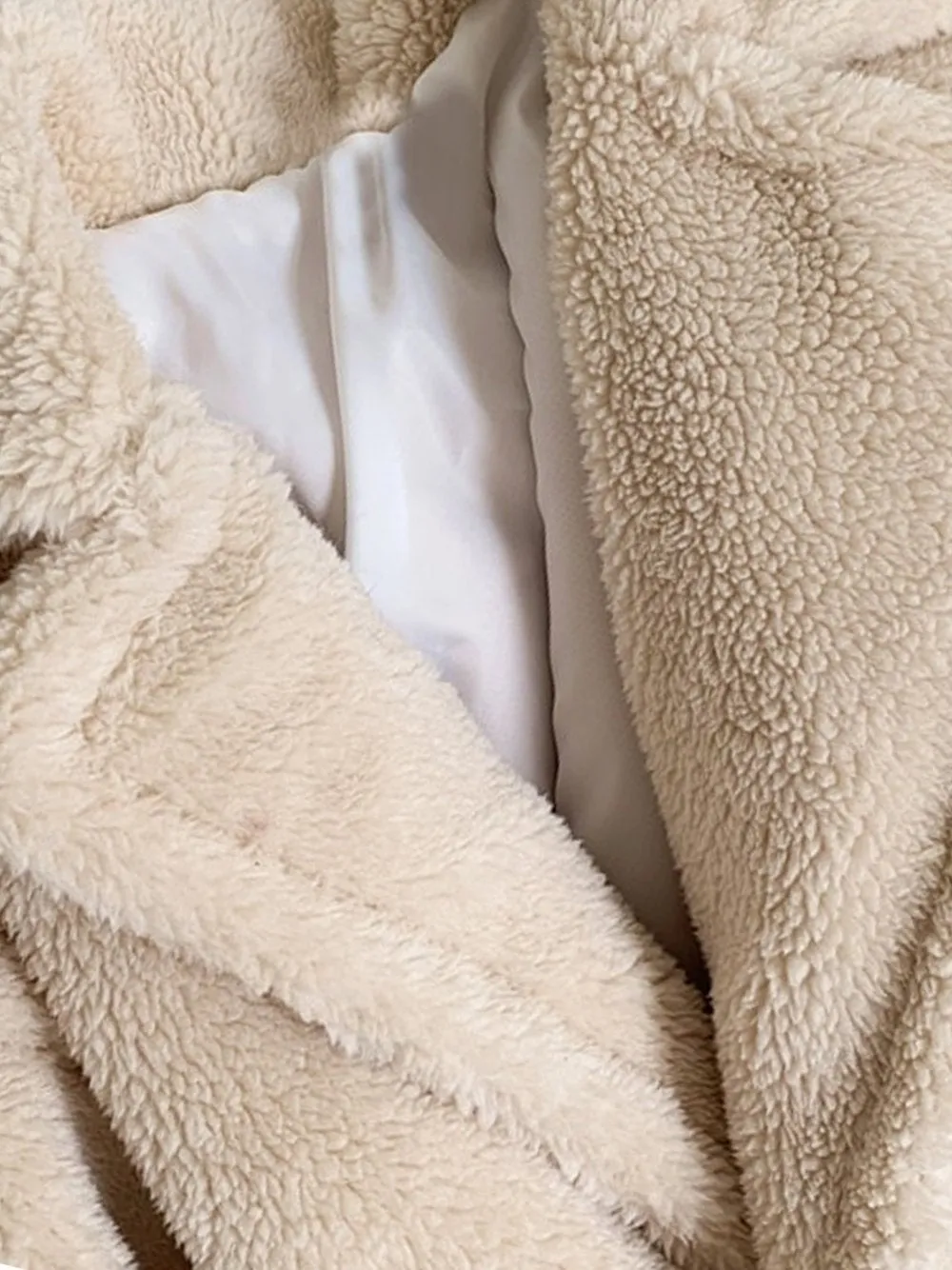 SIMBO Faux Fur Teddy Bear Coat