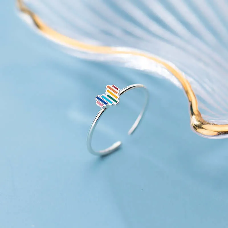 ThePrideColors | Limited Edition Heart Ring ( Adjustable ) LAUNCH OFFER 🔥