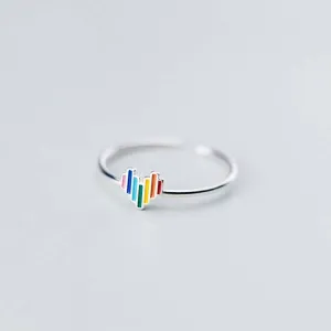 ThePrideColors | Limited Edition Heart Ring ( Adjustable ) LAUNCH OFFER 🔥