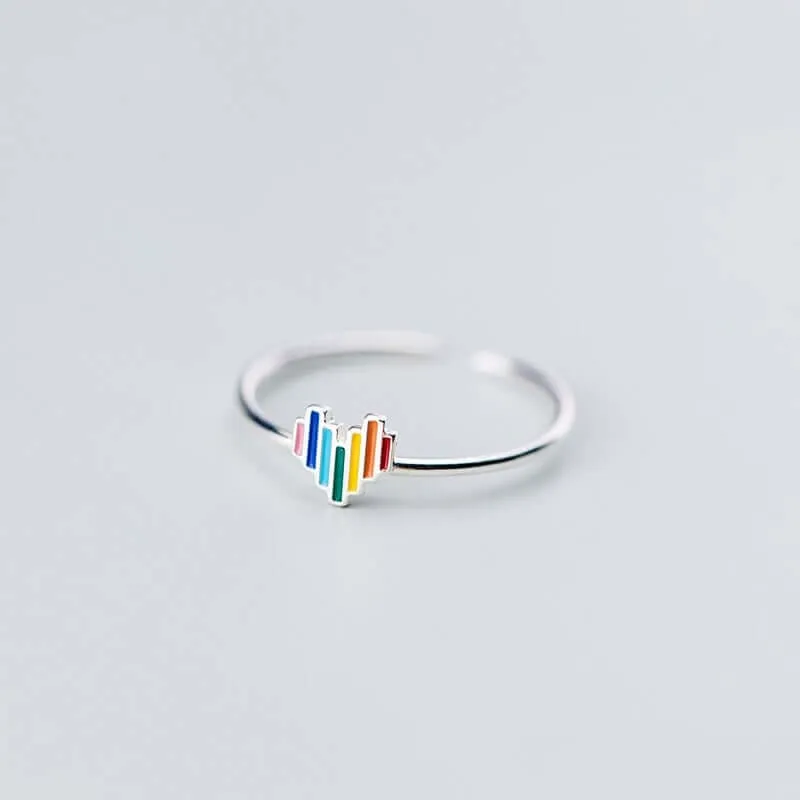 ThePrideColors | Limited Edition Heart Ring ( Adjustable ) LAUNCH OFFER 🔥
